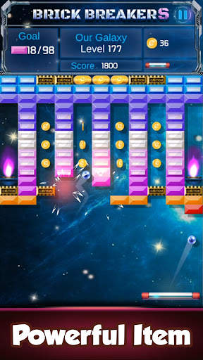 Brick Breaker : Space Outlaw screenshot 4