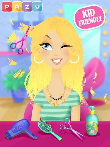 Girls Hair Salon - Hairstyle makeover kids games screenshot 8