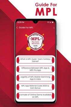 Earn Real Money on MPL : Guide for MPL स्क्रीनशॉट 2