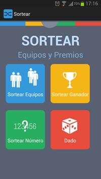 Sortear - Equipos y Premios screenshot 1