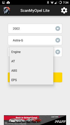 ScanMyOpel Lite screenshot 1