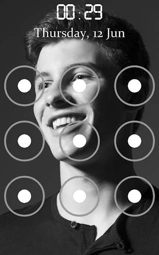Shawn Mendes Pattern Lock Screen screenshot 3