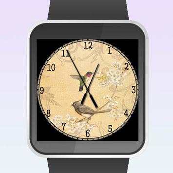 Bird and Flower Watch Face screenshot 2