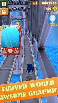 Sonic Subway Speed Fever: Rush, Dash, Boom, Run 3D скриншот 4