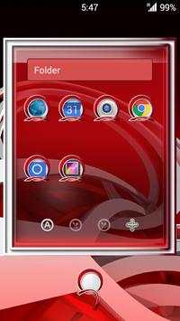 Next Launcher Theme RedLi screenshot 7