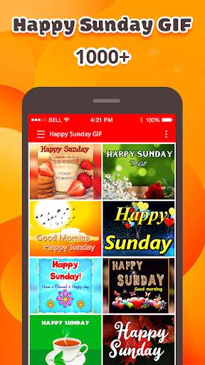 Happy Sunday GIF screenshot 3