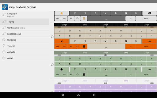 Zimpl Keyboard screenshot 10