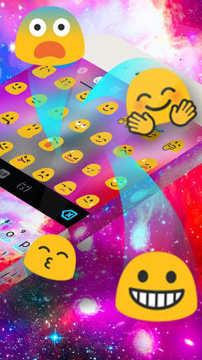 Galaxy Astronaut Keyboard Theme screenshot 4