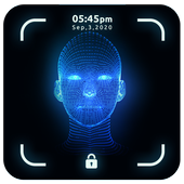 Face Scanner Lock Screen Prank आइकन