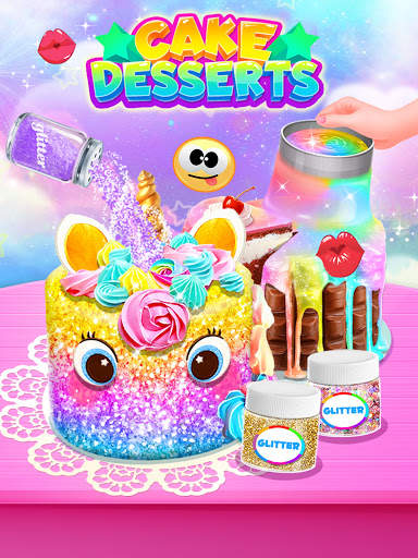 Sweet Cake Dessert – Chocolate Cake & Unicorn Cake screenshot 1
