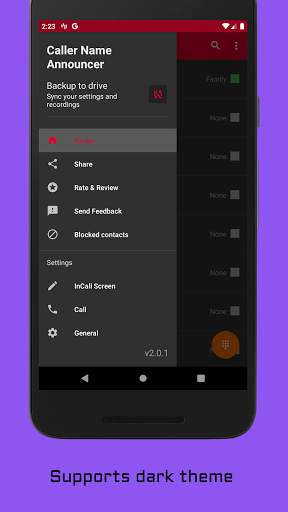 Dialer Caller Name Announcer Ringtone Customiser screenshot 2