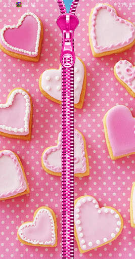 Candy Zipper Lock Screen screenshot 2