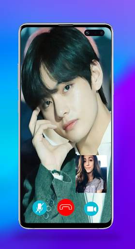 V Kim Taehyung Call You - V BTS Fake Video Call screenshot 3