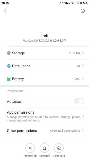 limit launcher screenshot 1