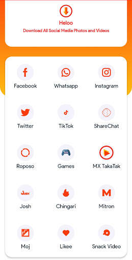 Heloo - Download All Social Media Photos, Videos screenshot 1
