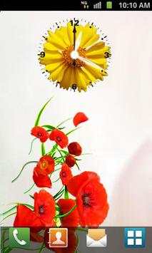 Flower Clock Live Wallpaper screenshot 2