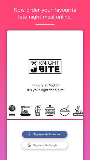 Knight Bite - Order Food Online screenshot 1