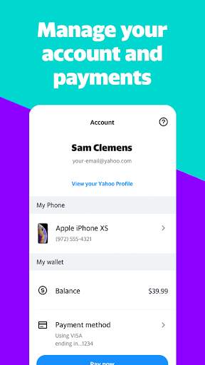 Yahoo Mobile - Wireless Plan screenshot 1