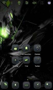 Black Big Bang Launcher theme screenshot 4