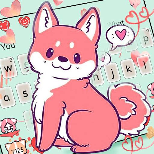 Cute Corgi Dog keyboard Theme 10001002
