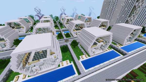 Futuretroplis City map for Minecraft screenshot 2