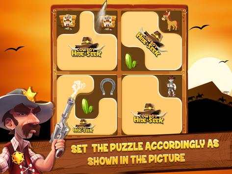 Cowboy Hide and Seek : Brain Training Puzzle Game screenshot 4