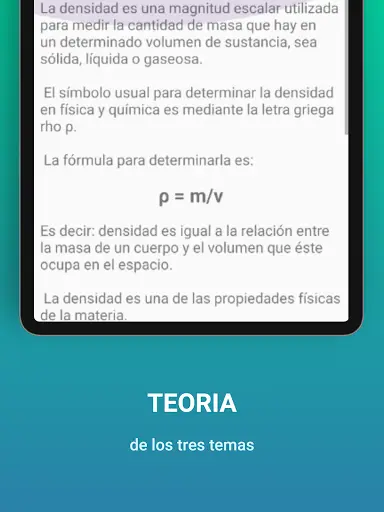 Densidad Masa Volumen screenshot 10