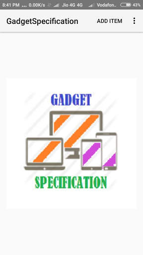 Gadget Specifications screenshot 1
