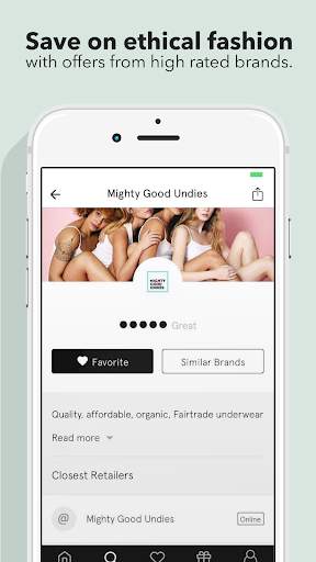 Good On You – Ethical Fashion App screenshot 3