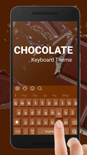 Chocolate Keyboard Theme screenshot 1