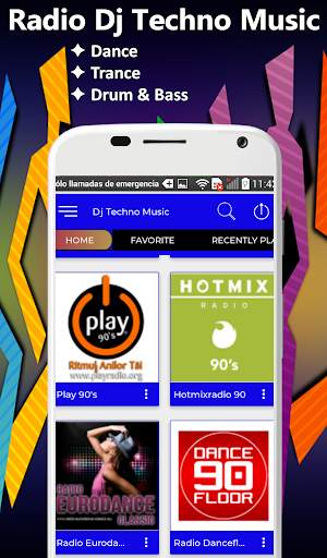 Radio Dj Techno Music Dance Trance and Drum & Bass screenshot 1
