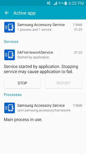 Samsung Accessory Service 3 تصوير الشاشة
