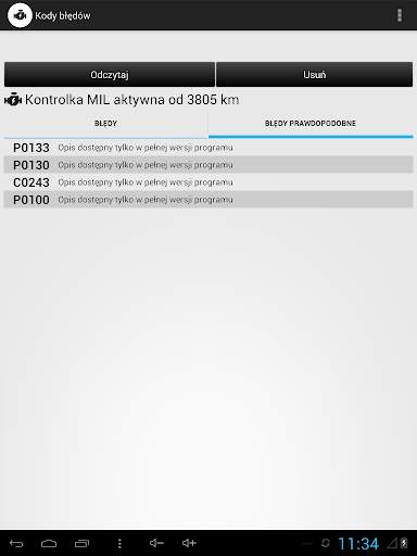 AutoDiagnoza LITE (OBDII ELM) screenshot 9
