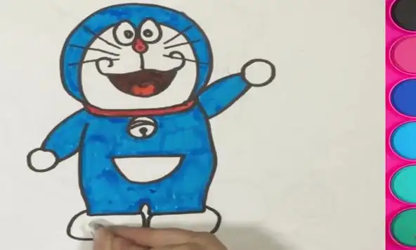 How To Draw Doraemon स्क्रीनशॉट 1