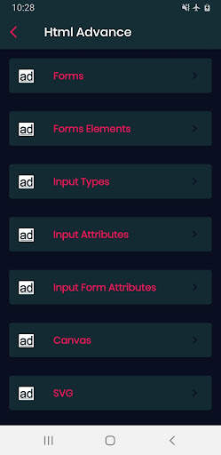 Html Programming App screenshot 7
