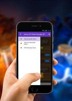 Gems Of Clash Royale APK prank screenshot 2