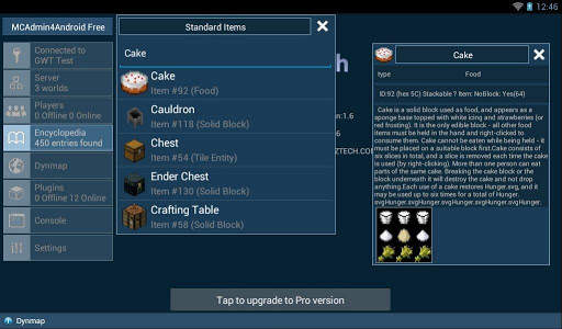 Remote Admin For Minecraft (F) screenshot 6