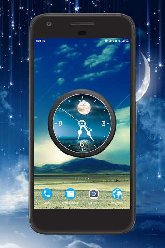 Moonlight Clock Live Wallpaper screenshot 3