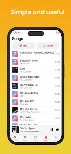 Mp3 Player - Music Player 0S17 screenshot 2