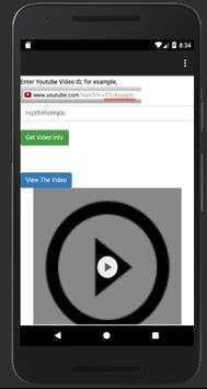 Video Player for Youtube screenshot 1