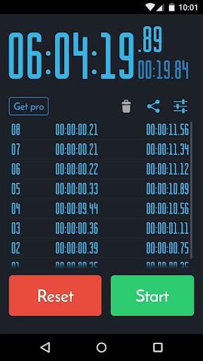 Stopwatch Re Free screenshot 5