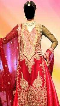 Pakistan Bride Dress Photo Montage screenshot 3
