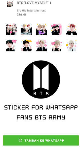 Korean Idol BTS Sticker For WhatsApp screenshot 3