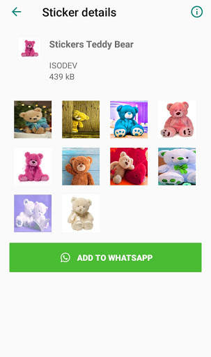 Stickers Teddy Bear for whatsapp screenshot 6