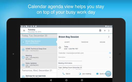 BlackBerry Work screenshot 14