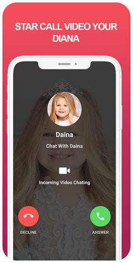fake call and chat live diana screenshot 4