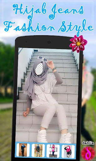 Hijab Jeans Fashion Style screenshot 2