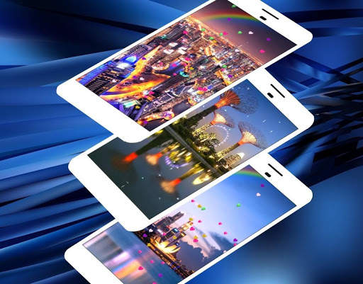 Singapore Night Live Wallpaper screenshot 4