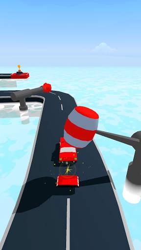 Blocky Car Rush 3D - Pixel Car Smash Race 2 تصوير الشاشة