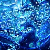 Blazing Blue Dragon Keyboard Theme 10001001